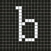 бордюр из мозаики alfabeto negativo
