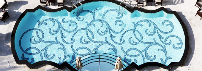 Мозаичное панно для бассейна TREND Hotel Victor