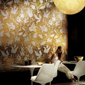 мозаичное панно на кухню sicis flower gold